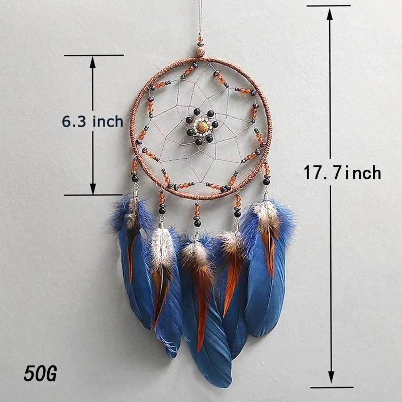 Attrape reves jaune et bleu | Attrapeur de Rêves