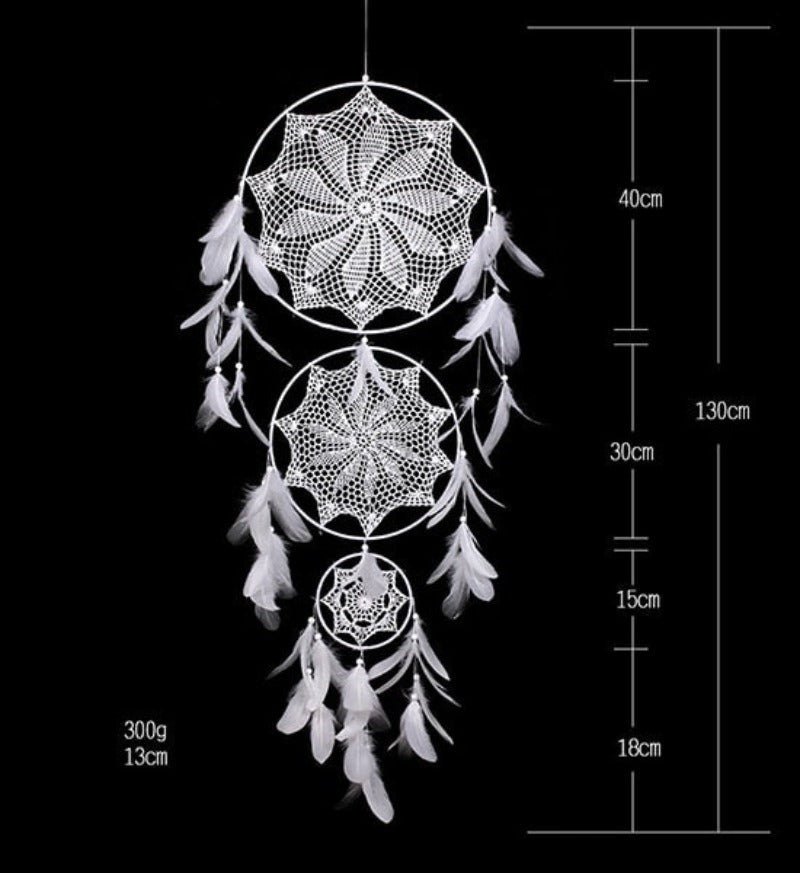 Attrape-rêves trois cercles | Attrapeur de Rêves