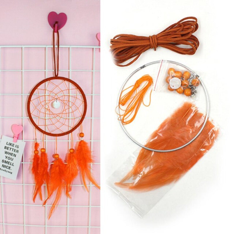 Kit attrape-rêves DIY - Orange | Attrapeur de Rêves