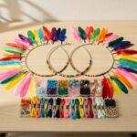 Kit multicolore « Atelier maison » (4 attrape-rêves)